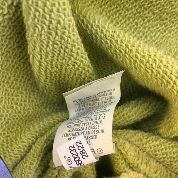 Aerie Lime Green Distressed Pullover Staying Kind Feeling Cool Sz XS Sweatshirt - Picture 14 of 16